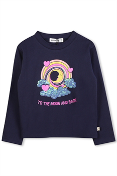 T-shirt Moon - Marin