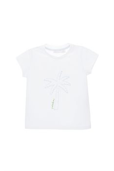 T-shirt Palm - Vit