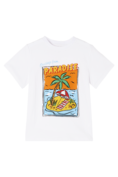 T-shirt Paradise - Vit