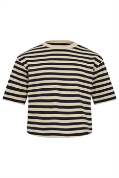 T-shirt Randig (Offwhite/Svart)