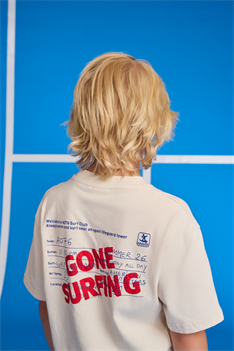 T-shirt Richmond Surfing - Beige
