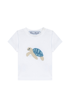 T-shirt Sköldpadda - Vit