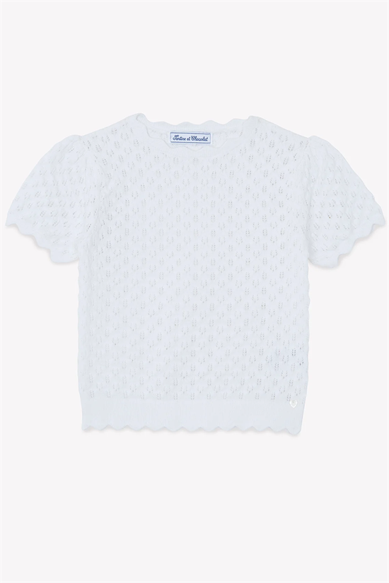 T-shirt Stickad