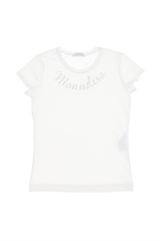 T-shirt Strass - Vit