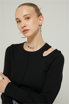 Topp Asymmetrisk (Svart)
