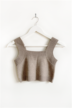 Topp Barbara  - Taupe