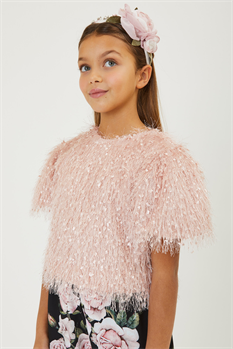 Topp Fringe (Rosa)