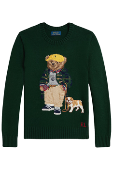 Tröja Bear  - Grön