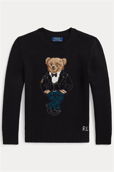 Tröja Bear Bow Tie - Svart