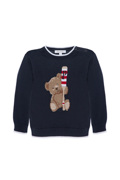 Tröja Björn - Marin