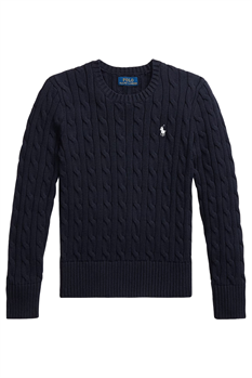 Tröja Kabelstickad (Marin)