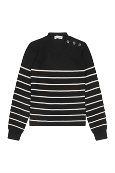 Tröja Mandy - Svart/Offwhite