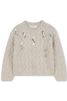 Tröja Paljetter - Beige Tröja Paljetter - Beige