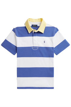 Tröja Rugby - vit/blå