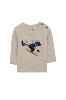 Tröja Tvättbjörn - Beige