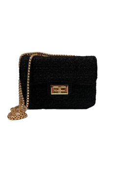 Väska Alexandra Tweed (Svart)