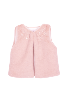 Väst Faux Fur - Rosa