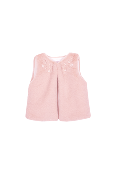 Väst Faux Fur (Rosa)
